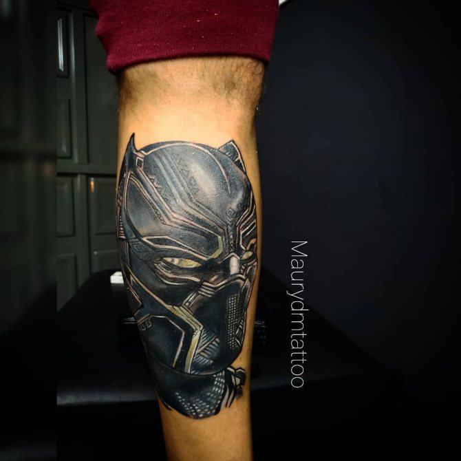 Black Panther tattoo on the Caviar