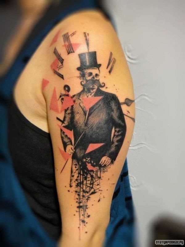 Tatouage en forme de cylindre