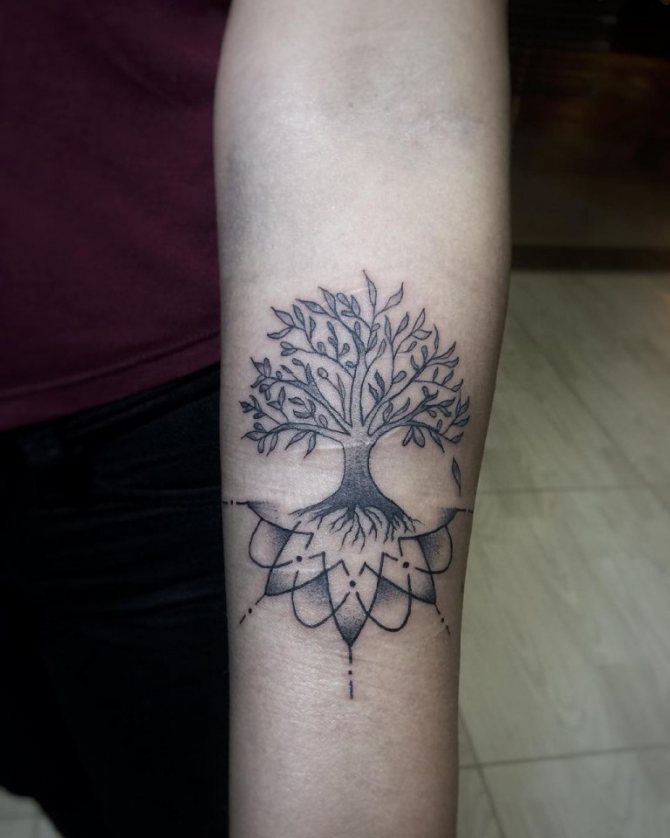 arbre à tatouage