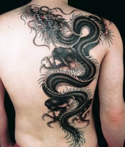 Tatuaje de un dragón. Foto, significado, bocetos para chicas, hombres. Foto