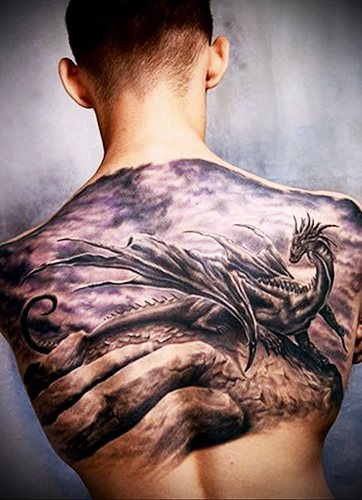 Tatouage d'un dragon. Photo, signification, croquis pour filles, hommes. Photo