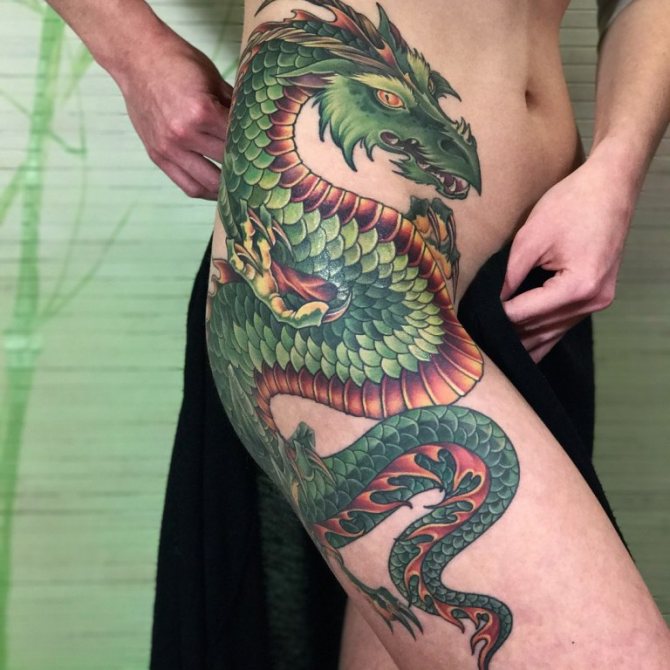 tatouage de dragon