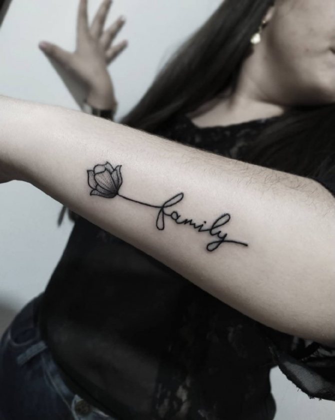 famille de tatouages