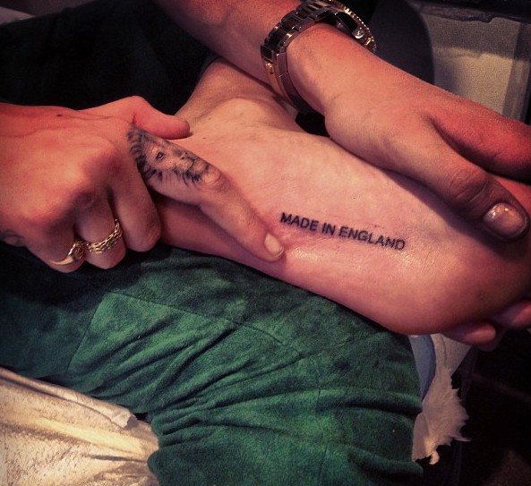 Cara Delevigne tattoo