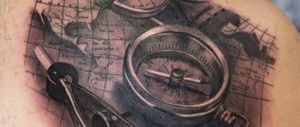 Tatouage boussole : signification chez les filles