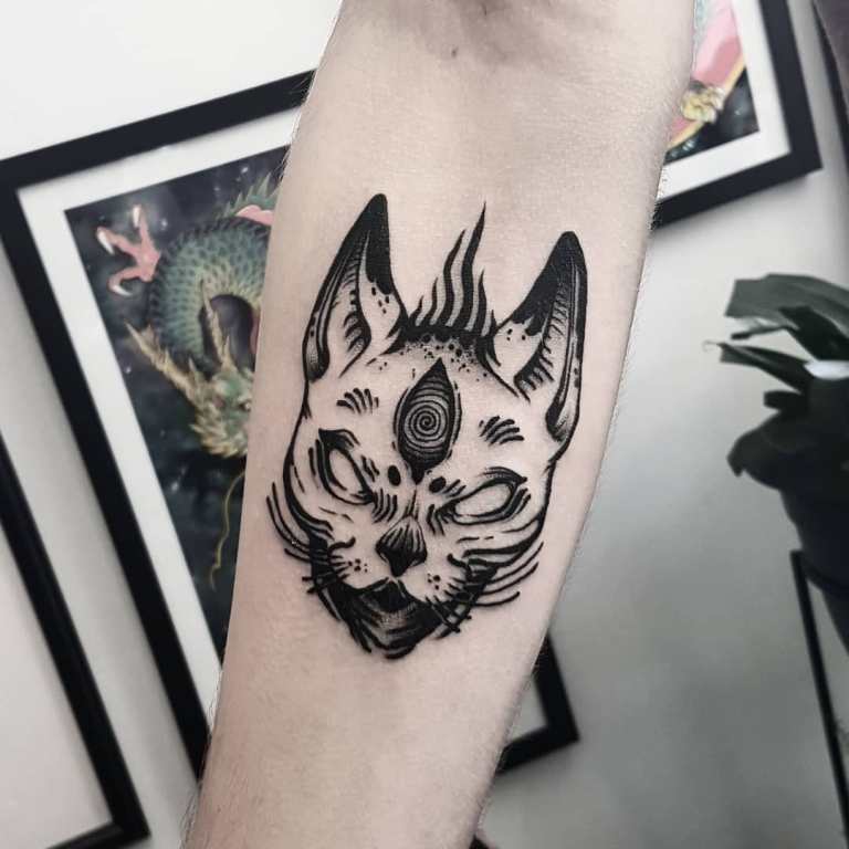 tatouage de chat