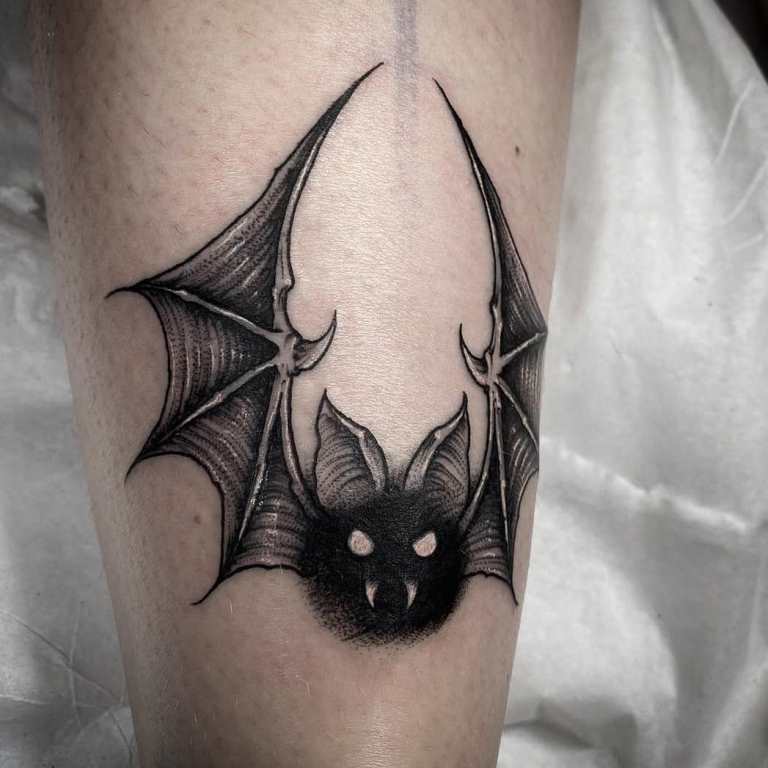 tatouage de chauve-souris