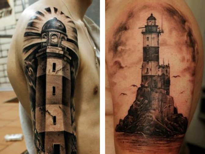 Tatouage et signification d'un phare