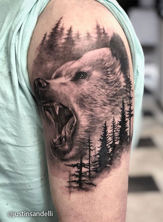 Bear tattoo