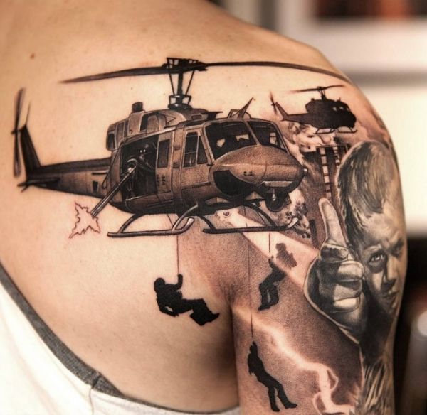 Intelligence Burst Tattoo: Helikopter és különleges erők
