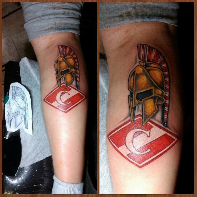 Татуировка на крака ми