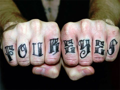 Inscriptions de tatouage