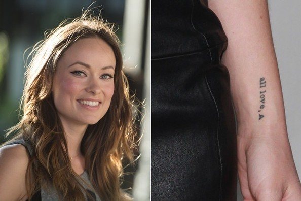 Olivia Wilde tattoo