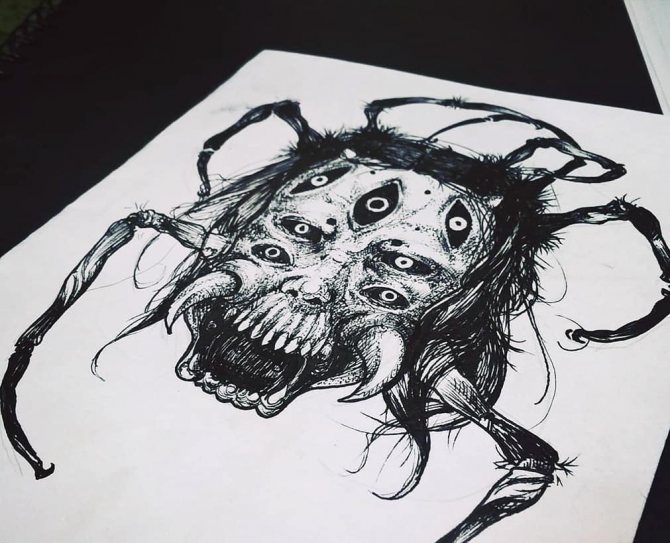 Signification du tatouage de l'araignée