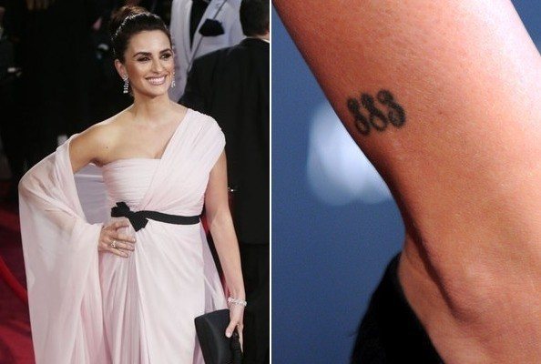 Tattoo of Penelope Cruz