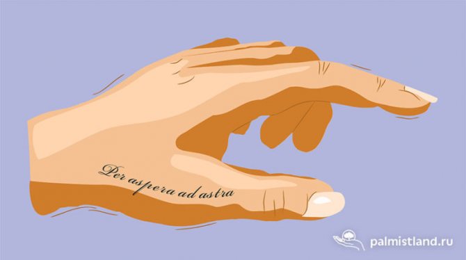 Tetování Per aspera ad astra