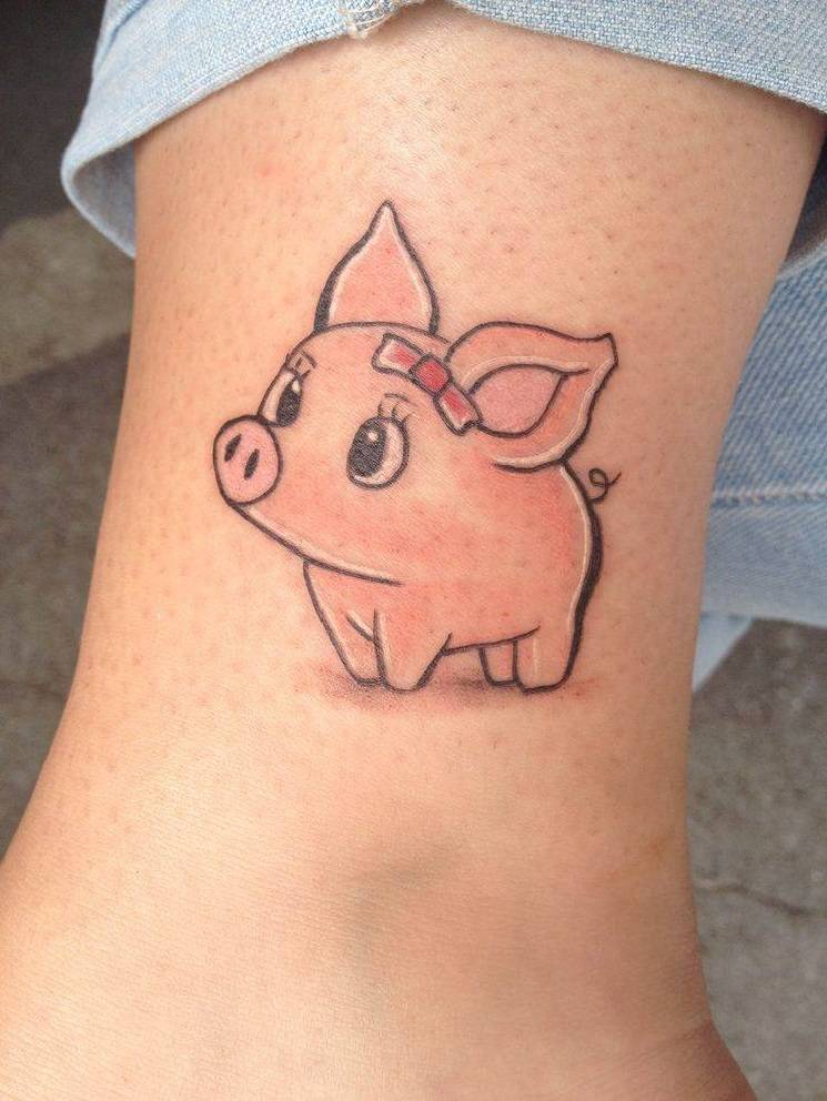 pig tattoo