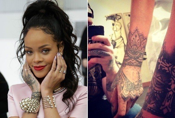 Rihanna tattoo