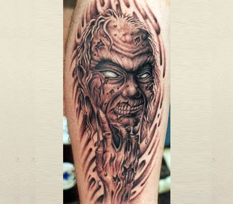 Tattoo of a demon