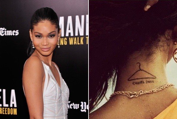 Chanel Iman Tattoo