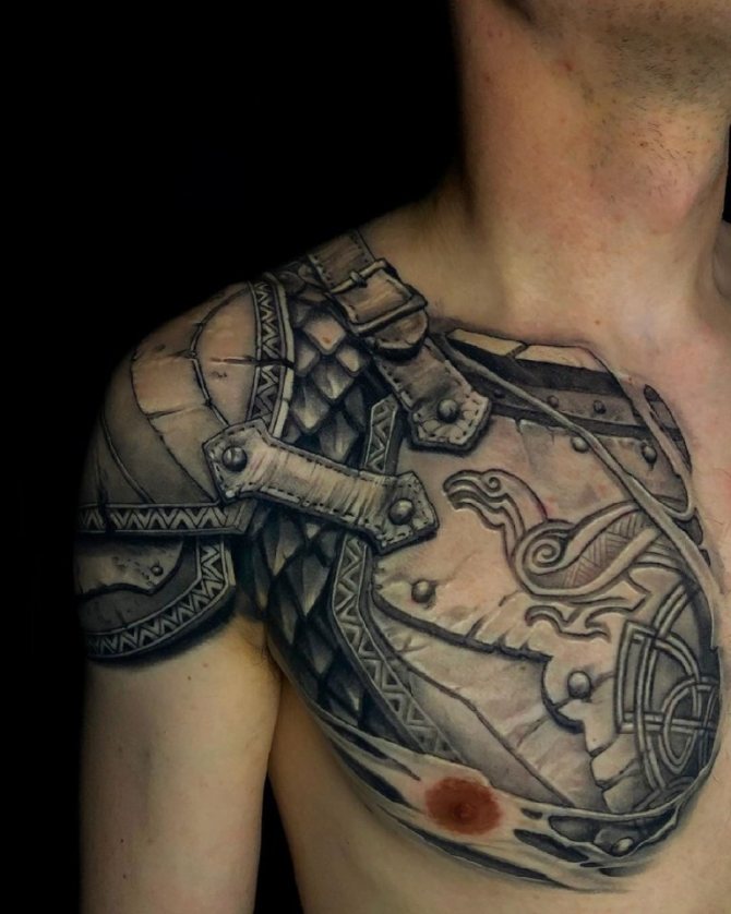 Tatouage de la volonté et de l'esprit