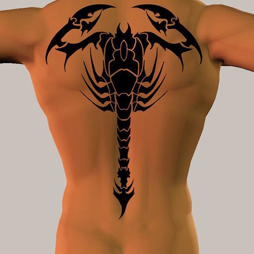 Tätowierung eines Skorpions. Was bedeuten sie, Skizze auf der Schulter, dem Arm, dem Hals, der Brust