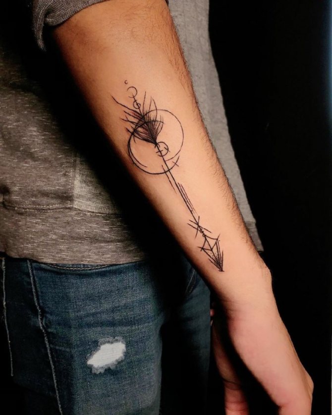 tatouage de flèche