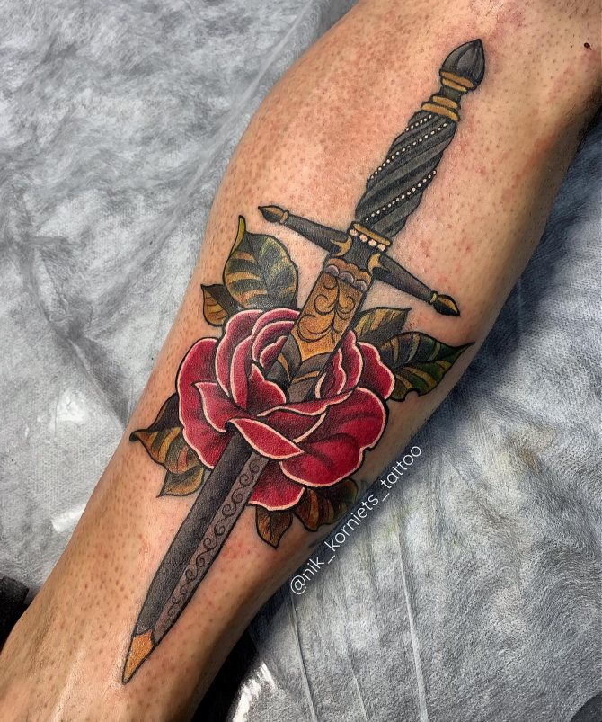 Old School Style Tattoo