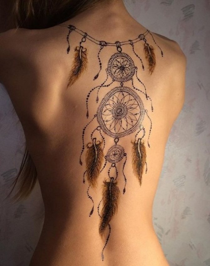 Dreamcatcher tattoo