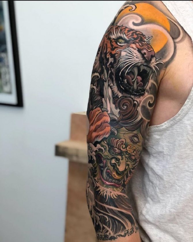 Japansk stil tatovering