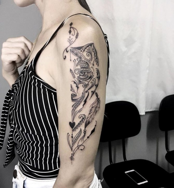 tatuaggio della lupa