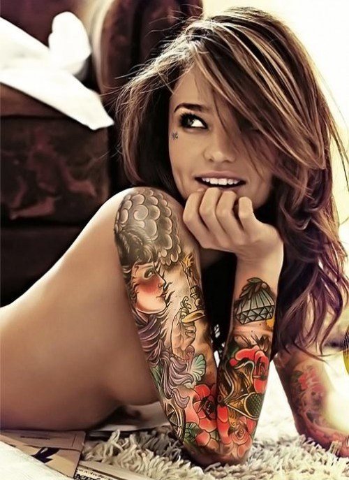 Tatouages pour filles sur le bras et leur signification. Photos, dessins, beaux, petits, inscriptions