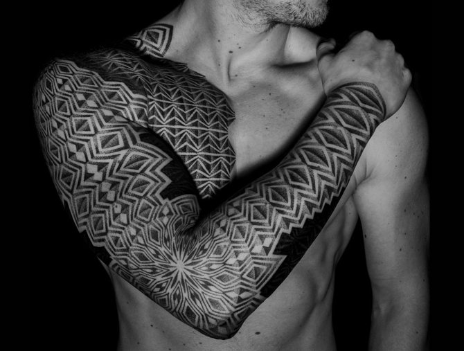 Dotwork tattoos