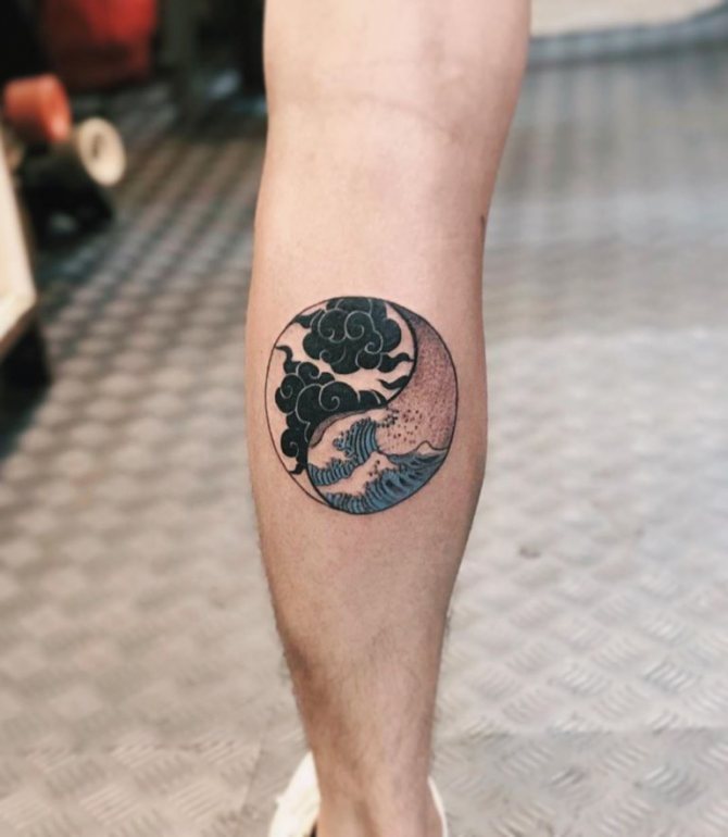 Ин и Ян татуировки