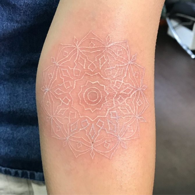 Tatouages sur fond blanc