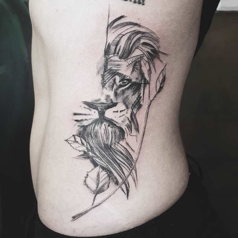 Ребро татуировки за момичета снимка