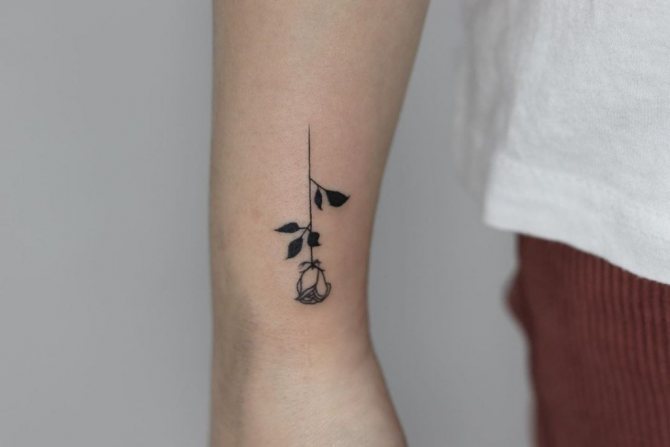 tattoos on the arm easy