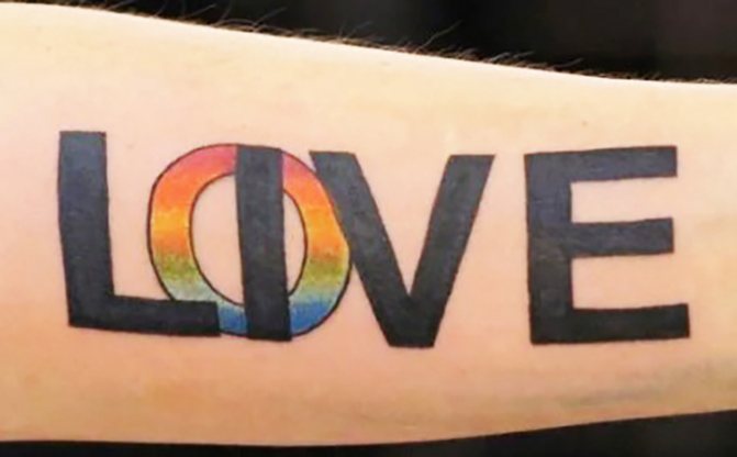 Tetoválások a karon latin nyelvű feliratok fordítással. Kép és jelentés