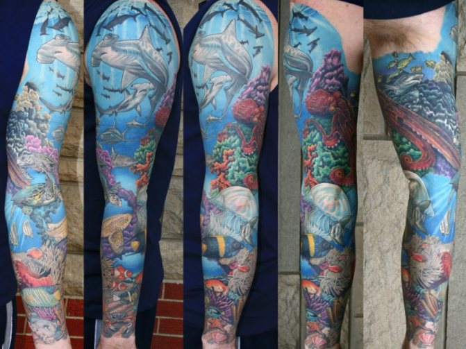 Tatouages sur la main