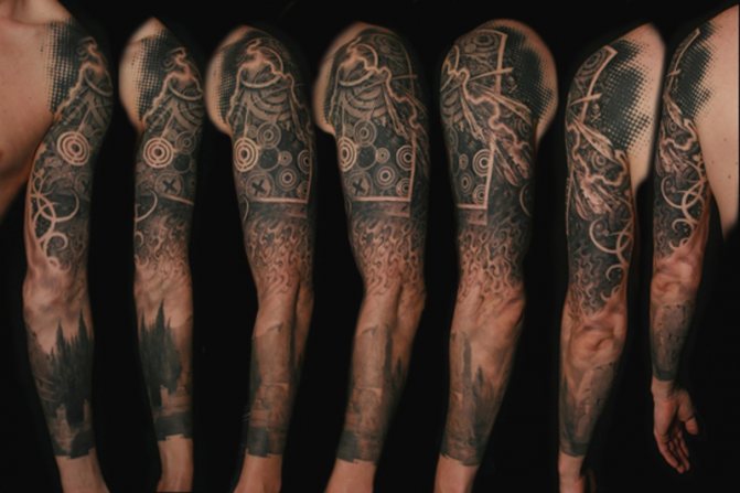 Tatouages sur le bras