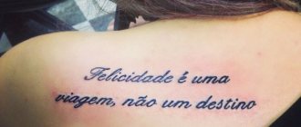 Tetování na paži pro dívky. Náčrtky, vzory, nápisy s překladem, význam. Význam tetování