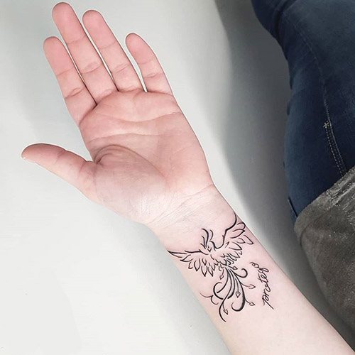 Tatouage sur le poignet signification féminine. Photos pour les filles
