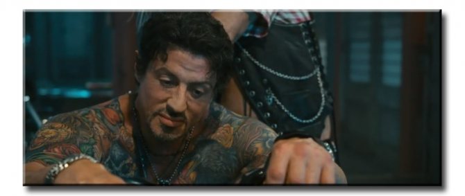 Tatuaggi di Stallone