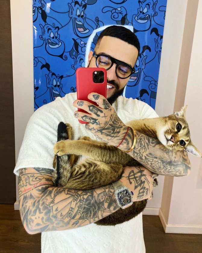 Timati, tetování Black Star