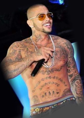 Tattoos of Timati on Tummy
