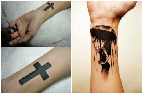 tatouages noirs