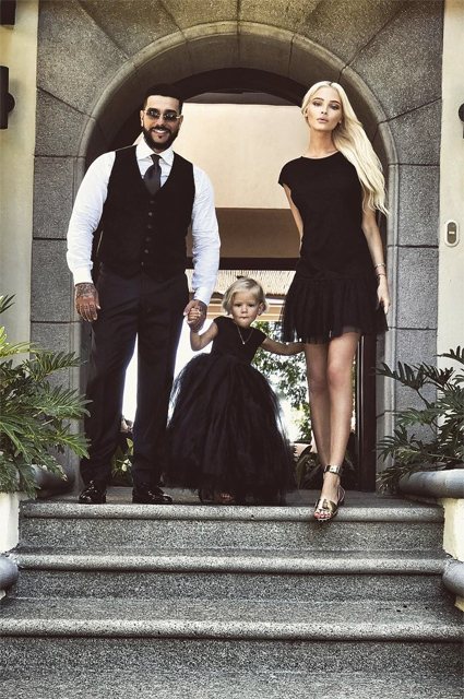 Timati a Aljona Šišková s dcerou Alyssou