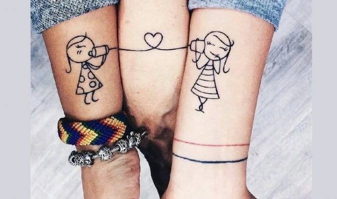 Tatouages familiaux émouvants