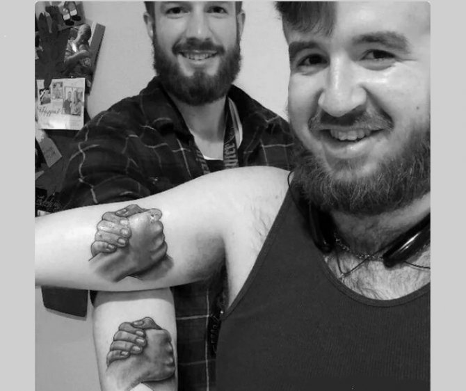 Tatouages familiaux émouvants