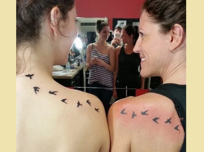 Tatouages familiaux émouvants